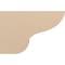 Ekena Millwork 7"W x 21"D x 14"H Classic Greensboro Rough Cedar Woodgrain TimberThane Corbel, Primed Tan CORUR07X21X14GRNRCPR - alternate 4